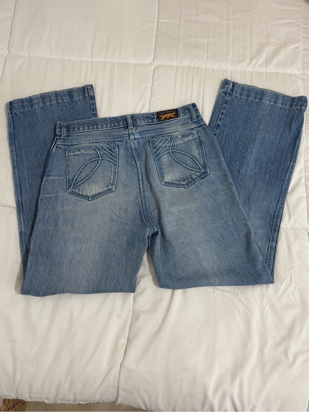 Classic Light Blue Women's Jeans - Casual Straight Leg